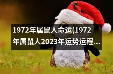 <h3>1972年属鼠人命运(1972年属鼠人2025年运势运程每月运程)