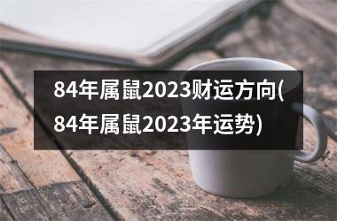 84年属鼠2025财运方向(84年属鼠2025年运势)