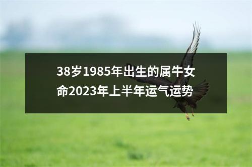 <h3>38岁1985年出生的属牛女命2025年上半年运气运势