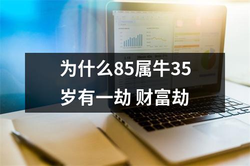 为什么85属牛35岁有一劫财富劫