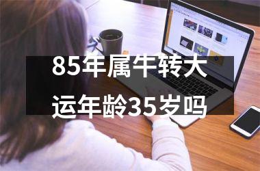 85年属牛转大运年龄35岁吗