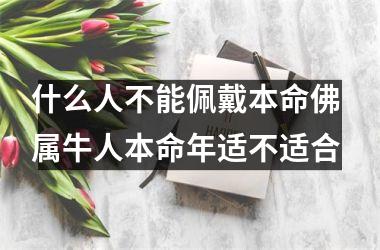 <h3>什么人不能佩戴本命佛 属牛人本命年适不适合