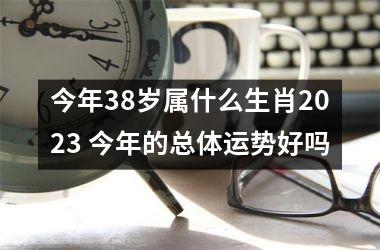 <h3>今年38岁属什么生肖2025 今年的总体运势好吗