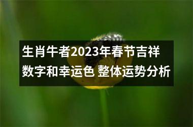 生肖牛者2025年春节吉祥数字和幸运色 整体运势分析