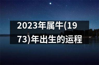 2025年属牛(1973)年出生的运程