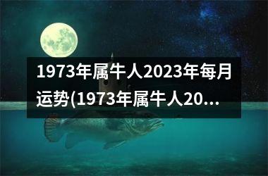 <h3>1973年属牛人2025年每月运势(1973年属牛人2025年运势运程)