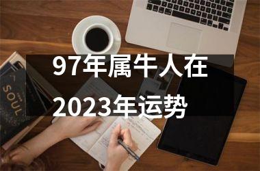 97年属牛人在2025年运势