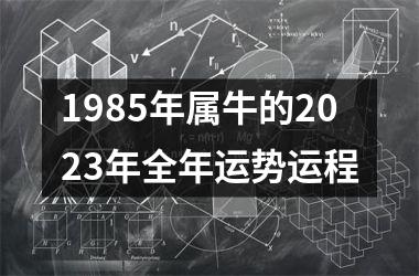 <h3>1985年属牛的2025年全年运势运程