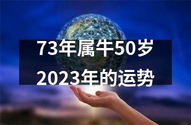 73年属牛50岁2025年的运势