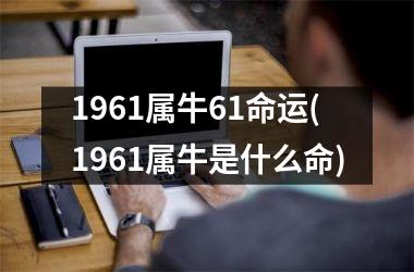 <h3>1961属牛61命运(1961属牛是什么命)