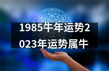 1985牛年运势2025年运势属牛