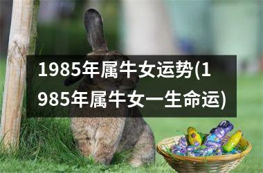 <h3>1985年属牛女运势(1985年属牛女一生命运)