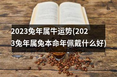 2025兔年属牛运势(2025兔年属兔本命年佩戴什么好)