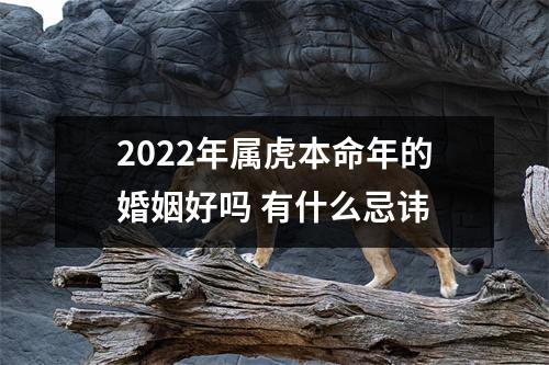 2025年属虎本命年的婚姻好吗有什么忌讳