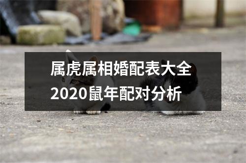 <h3>属虎属相婚配表大全2025鼠年配对分析