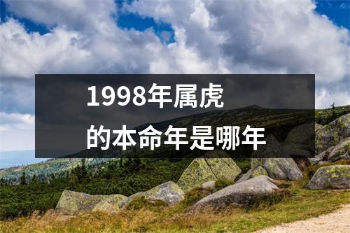 1998年属虎的本命年是哪年