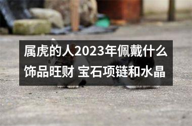 属虎的人2025年佩戴什么饰品旺财 宝石项链和水晶