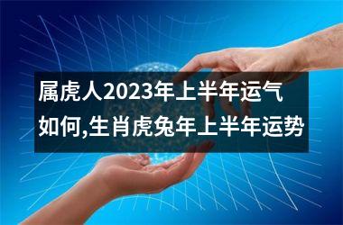 <h3>属虎人2025年上半年运气如何,生肖虎兔年上半年运势