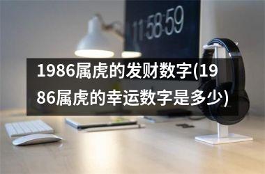 1986属虎的发财数字(1986属虎的幸运数字是多少)