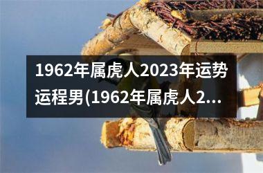 1962年属虎人2023年运势运程男(1962年属虎人2023年运势运程)