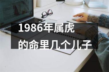 1986年属虎的命里几个儿子