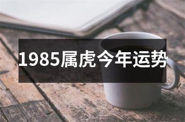 1985属虎今年运势