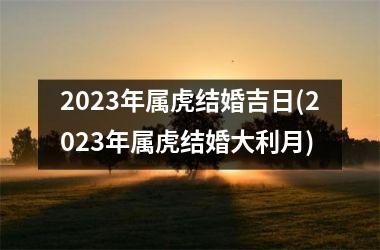 2025年属虎结婚吉日(2025年属虎结婚大利月)