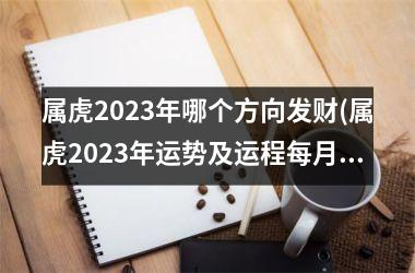 属虎2025年哪个方向发财(属虎2025年运势及运程每月运程)