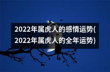 2025年属虎人的感情运势(2025年属虎人的全年运势)