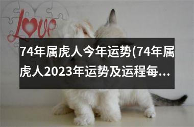 74年属虎人今年运势(74年属虎人2025年运势及运程每月运程)