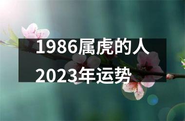 <h3>1986属虎的人2025年运势