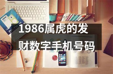 1986属虎的发财数字手机号码