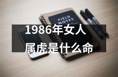 1986年女人属虎是什么命