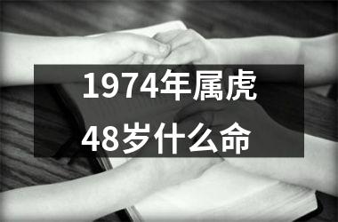 1974年属虎48岁什么命