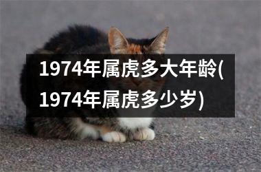 <h3>1974年属虎多大年龄(1974年属虎多少岁)