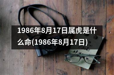 1986年8月17日属虎是什么命(1986年8月17日)