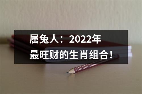 <h3>属兔人：2025年旺财的生肖组合！