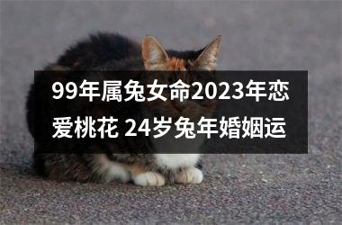 99年属兔女命2025年恋爱桃花 24岁兔年婚姻运