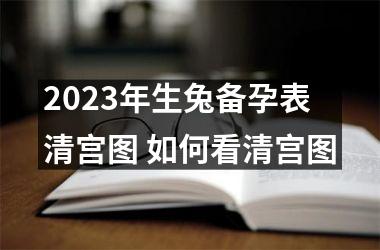 <h3>2025年生兔备孕表清宫图 如何看清宫图