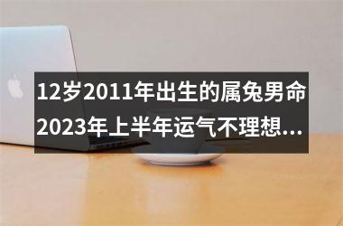 <h3>12岁2011年出生的属兔男命2025年上半年运气不理想 何时转运