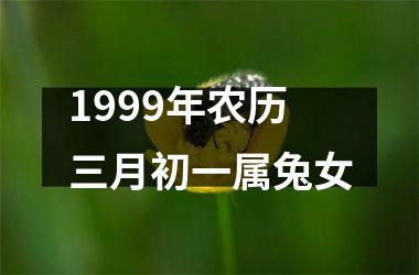 1999年农历三月初一属兔女