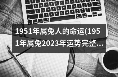 1951年属兔人的命运(1951年属兔2025年运势完整版)