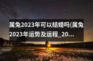 属兔2025年可以结婚吗(属兔2025年运势及运程_2025年属兔人的全年运势)