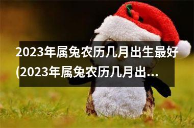 2025年属兔农历几月出生最好(2025年属兔农历几月出生好)