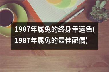 1987年属兔的终身幸运色(1987年属兔的最佳配偶)