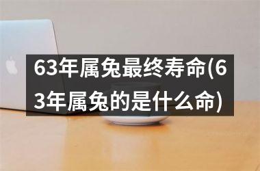 <h3>63年属兔最终寿命(63年属兔的是什么命)