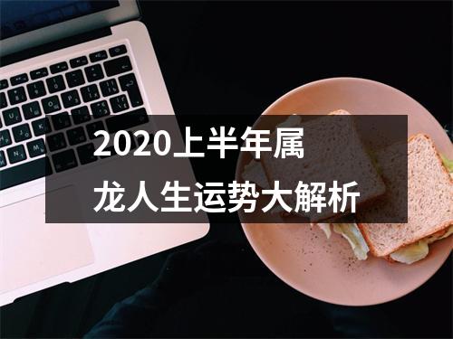 2025上半年属龙人生运势大解析