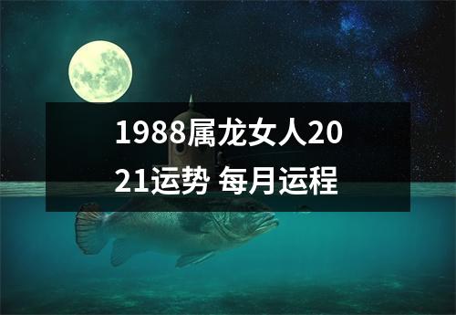 1988属龙女人2025运势每月运程