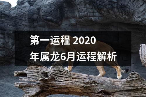 第一运程2025年属龙6月运程解析