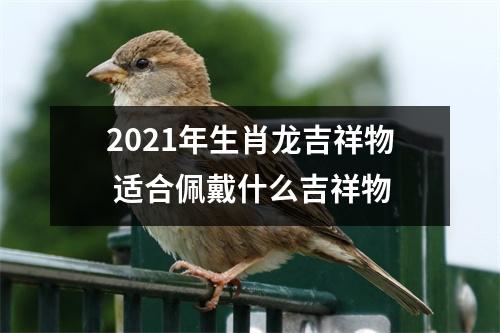 2025年生肖龙吉祥物适合佩戴什么吉祥物